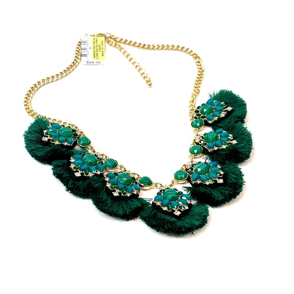 INC. Interview Concepts Chic Green Statement Green Necklace | NWT - Picture 8 of 8
